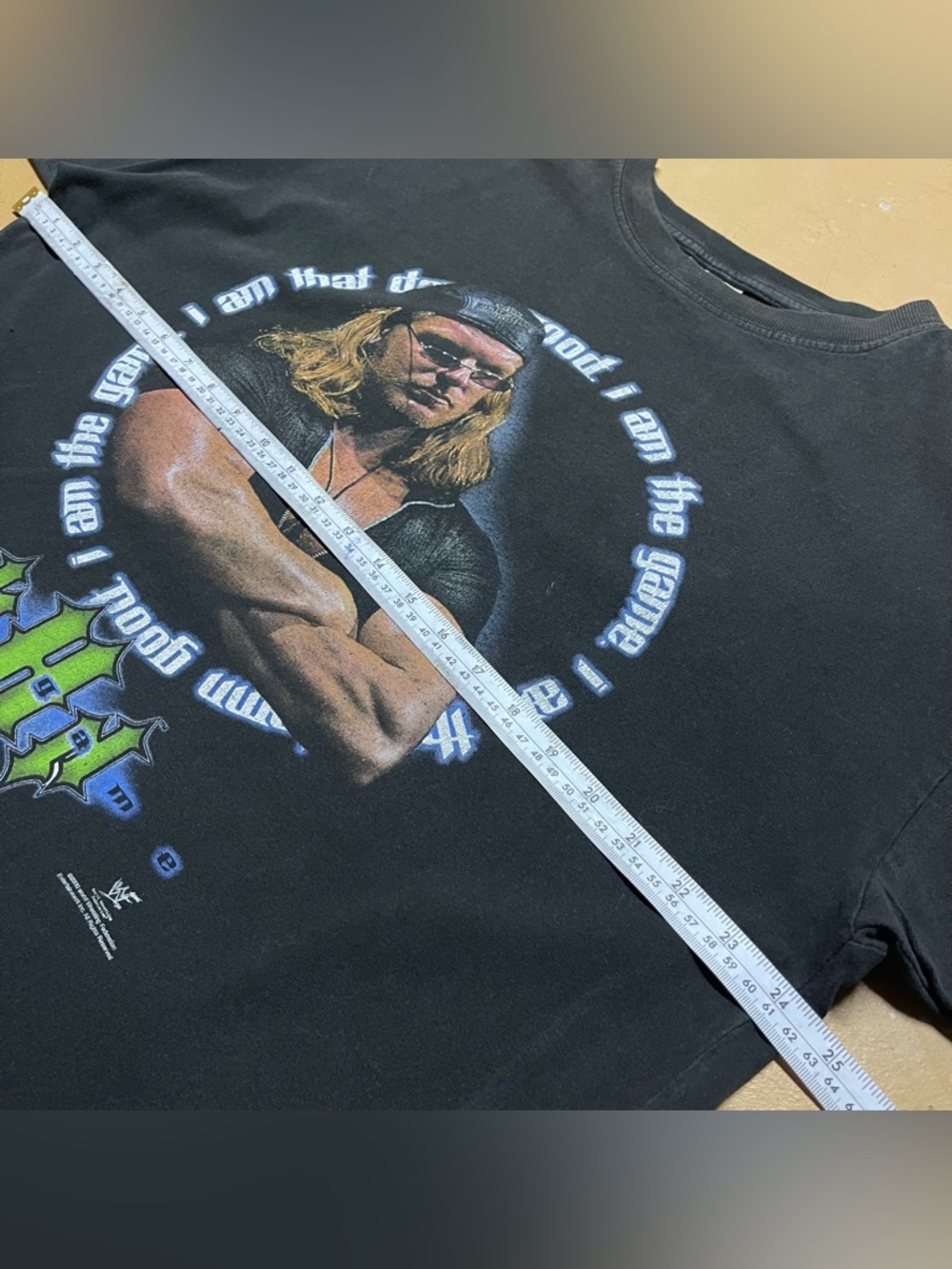 Y2K Triple H WWE WWF Wrestling Graphic Shirt Sized Large - Picture 6 of 7